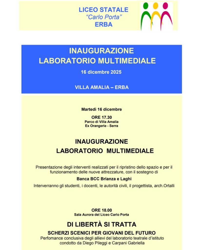 Inaugurazione del Laboratorio Polifunzionale